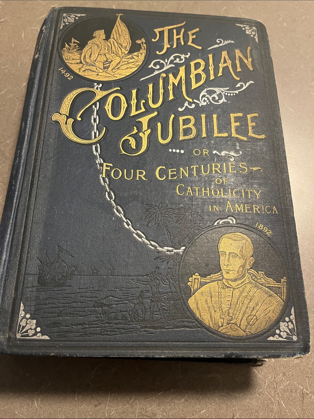 Columbian Jubilee Portable Audio Case - As is over 500 pg book